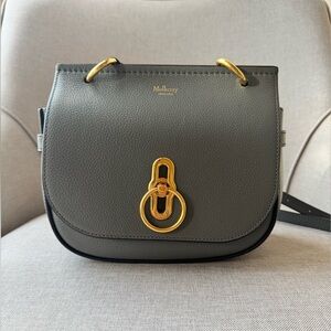 Authentic Mulberry Small Amberley - Charcoal gray